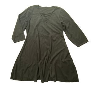 Torrid Black Stretchy Knit Fit & Flare Dress Plus Size 2X